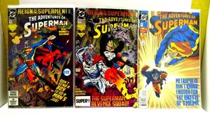 lot 233 image: DC Comics The Adventures of Superman #503 Aug 1993, #504 Sept 1993, & #506 DC Comics 1993 (3X$)