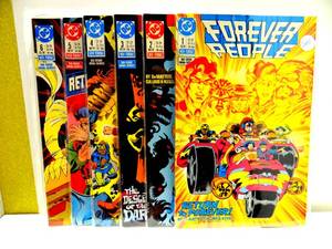 lot 249 image: FOREVER PEOPLE 1-6 DC COMIC SET COMPLETE DE MATTEIS CULLINS KESEL SMITH 1988 $$