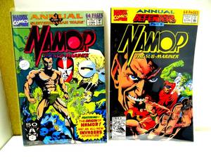 lot 251 image: VINTAGE NAMOR THE SUB-MARINER ANNUAL (1991 & 1992) #1 & 2