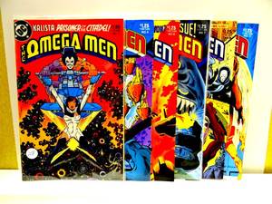 lot 258 image: BIG $ LOT - DC COMICS - THE OMEGA MEN #3 1ST APPEARANCE OF LOBO BONDAGE COVER, PLUS 5, 6, 7, 8, & 9 $$$