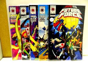 lot 263 image: VALIANT COMICS - Rai and the Future Force (1993 - 1994) # 10, 12, 13, 14, & 15 (5x$)