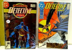 lot 265 image: Detective Comics #582 Jan.1988 & Detective Comics #595 DC Comics (1988) 1st Series Invasion (2X$)