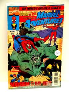 lot 267 image: MARVEL ADVENTURES # 5 AUG 1997 SPIDERMAN X-MEN NM Direct Edition $$