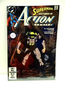 lot 281 image: SUPERMAN in ACTION COMICS #644 1989 DC Comics. George Perez art