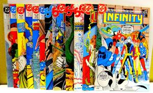 lot 287 image: 1986-88 DC COMICS - INFINITI INC. ISSUES 15, 17, 21, 22, 23, 24, 25, 26, 27, 28, 29, 30 - EARLY TODD MCFARLANE ART COVERS $$$ (12x$)