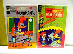 lot 294 image: VINTAGE Woody Woodpecker (1974 Whitman) #138 & 139 (2X$)