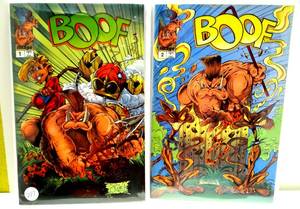 lot 297 image: 1994 BOOF #1 & 2 IMAGE COMICSTODD McFARLANDJOHN CLEARY COVER ART (2x$)
