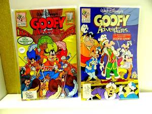 lot 299 image: VINTAGE Walt Disneys Goofy Adventures #7 & 11 (2X$)