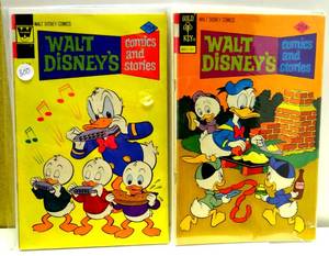 lot 300 image: VINTAGE WHITMAN & GOLD KEY WALT DISNEYS COMICS & STORIES - DONALD DUCK (2X$)