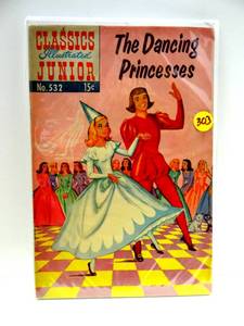 lot 303 image: VINTAGE 1956 Classics Illustrated Junior #532 The Dancing Princesses $$