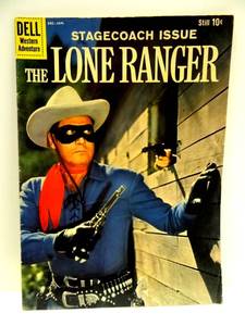 lot 327 image: RARE VINTAGE Lone Ranger #131 Dell 1960 The Deserted Stage Station $$$