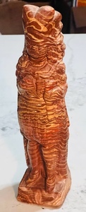 lot 10 image: Vintage 11 Namadji Pottery Cigar Store Indian - Countertop Tobacco Store Display