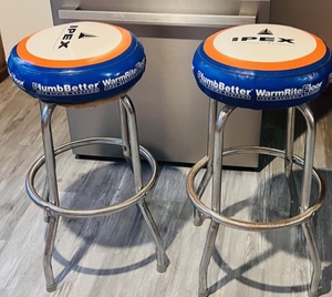 lot 31 image: Two IPEX Cushioned Stools