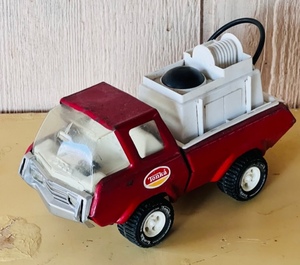 lot 33 image: Vintage 1970s Tonka Fire Truck - Pressed Steel &amp Plastic