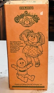 lot 138 image: Vintage 1984 COLECO Cabbage Patch Kids Preemie Doll in Box