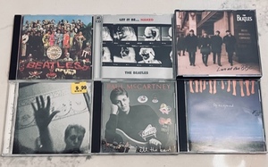 lot 191 image: Six Beatles &amp Paul McCartney CDs