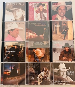 lot 192 image: Twelve Nothing But George Strait CDs