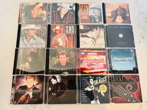 lot 196 image: Sixteen 80s &amp 90s Greats CDs - Including Alan Jackson, Clint Black, &amp Ricky Skaggs