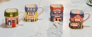 lot 248 image: Set of 4 Avon Cottage Collection MugsCups