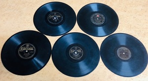 lot 329 image: Five 78 Records (Please See Pictures Gor Titles)