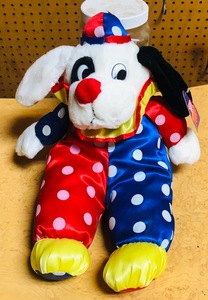 lot 341 image: Sugar Loaf Plush Clown Dog