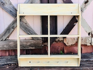 lot 360 image: Vintage Hanging Shelf And Coat Rack