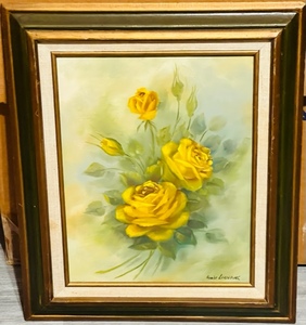 lot 393 image: Yellow Rose Portrait By Annise Lindbergh