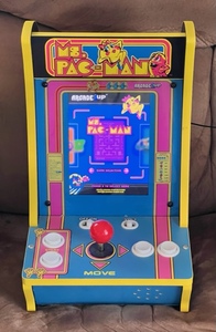 lot 4 image: 2020 Arcade1Up Ms. PAC-MAN Counter-Cade Model 8261