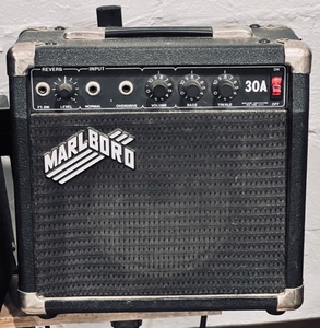 lot 10 image: Rare Vintage Marlboro 30A Black 1 x 8 Guitar Combo Amplifier&nbsp