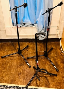 lot 38 image: Two Proline Microphone Booms &amp One Proline Guitar Stand