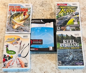 lot 126 image: Five Nintendo Wii Games - Including PAC-MAN Party