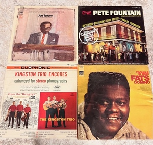 lot 144 image: Four Vintage Record Albums - Includes Fats Domino &amp Kingston Trio
