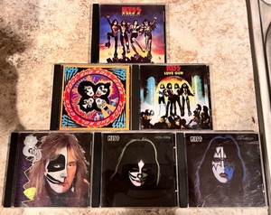lot 156 image: Six KISS CDs - Including KISS Destroyer, Roll And Roll Over, &amp Love Gun