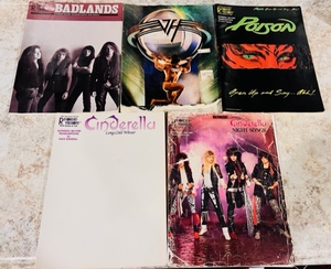 lot 175 image: Hal Leonard Guitar Recorded Versions With Notes and Tabs, Authentic Record Transcripts - Cinderella, Van Halen, &amp Poison