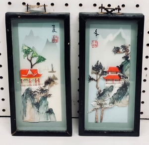 lot 182 image: 3D Japanese Art in Shadowboxes