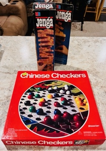 lot 217 image: Vintage Jenna &amp Chinese Checkers Games