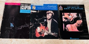lot 220 image: Three Signature Licks &amp Hal Leonard Guitar Recorded Versions With Notes and Tabs, Authentic Record Transcripts of Eric Clapton&nbsp