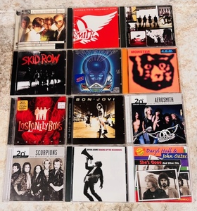 lot 234 image: Lot of 12 Music PopRock CDs - Including Aerosmith, Journey, Bon Jovi, &amp Scorpions