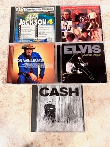 lot 236 image: Five Country Music CDs - Including Alan Jackson, Johnny Cash, &amp Don Williams