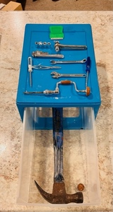 lot 238 image: Home Repairs Tools W Container