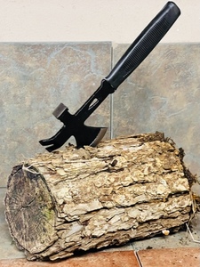 lot 27 image: NEW HatchetHammerCrowbarEmergency Survival Axe Multi-Use Tool