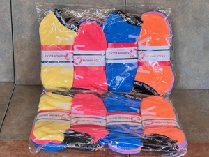 lot 39 image: Two (2) Packs of 12 Pink Fashion Socks - 2x Money