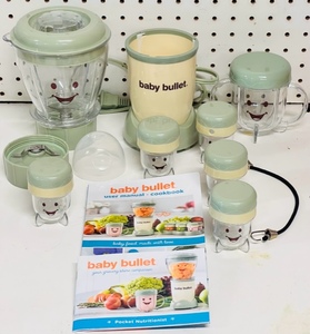 lot 41 image: Baby Bullet Baby Food Maker WInstructions &amp Cookbook