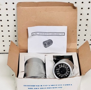 lot 42 image: Professional IR Day &amp Night CCD Cameras With High Light Infrared LED