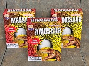 lot 59 image: Three (3)Way Cool Toys Suprise Dinosaur Fossil Egg Series Packs - 3x Money