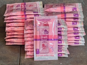 lot 96 image: Fifty (50) Single Use Packs of Dreft Blissfuls In-Wash Scent Boosters - &nbsp50x Money