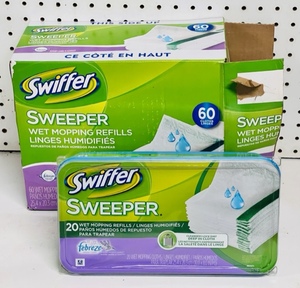 lot 148 image: Three (3) Box Case of Swiffer Wet Mopping Refills - 60 Total Refills
