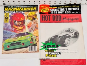lot 141 image: #1 Issue of Race Warrior &amp Hot Rod Magazines 50th Anniversary Edition Collectors Reprint of Vol. 1 No. 1 Issue 1948 Hot Rod