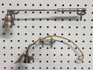 lot 172 image: Two Vintage Candle Snuffers