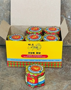 lot 181 image: One Case W12 Bottles of Xun Hu Pain Relieving Tiger Ointment